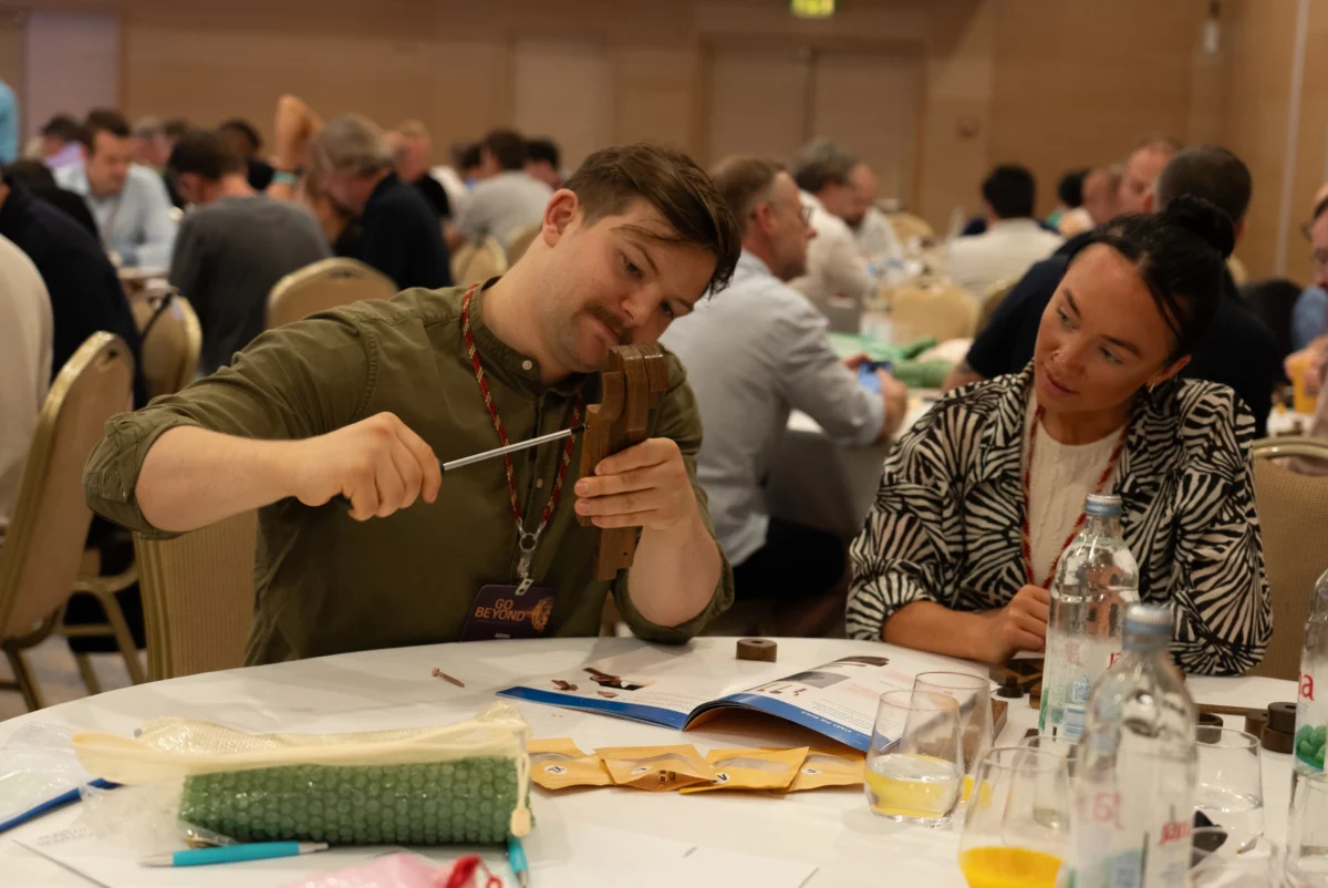 TFL June 2024 02 People engaged in teamwork at a conference workshop.
