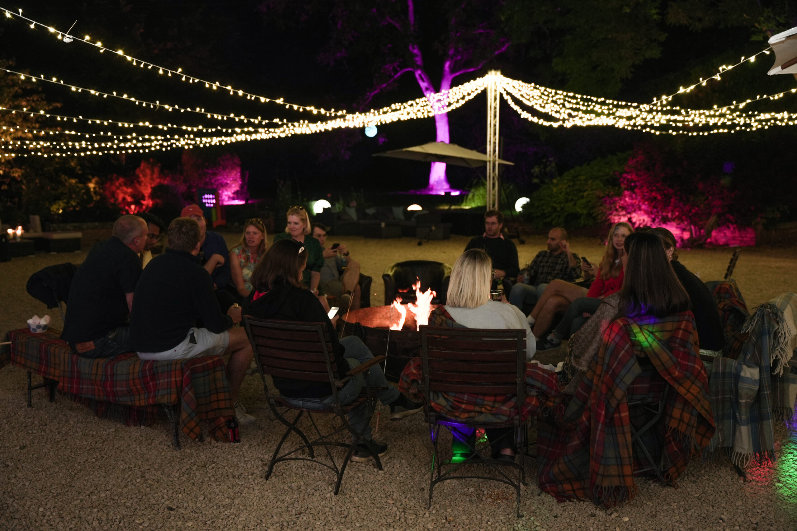 an evening under the stars